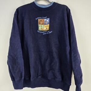 Vintage 90s M&C Sportswear Grandmacore Sweatshirt Pullover‎ Bears Cute Sz M.E108
